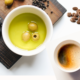 huile d'olive et café